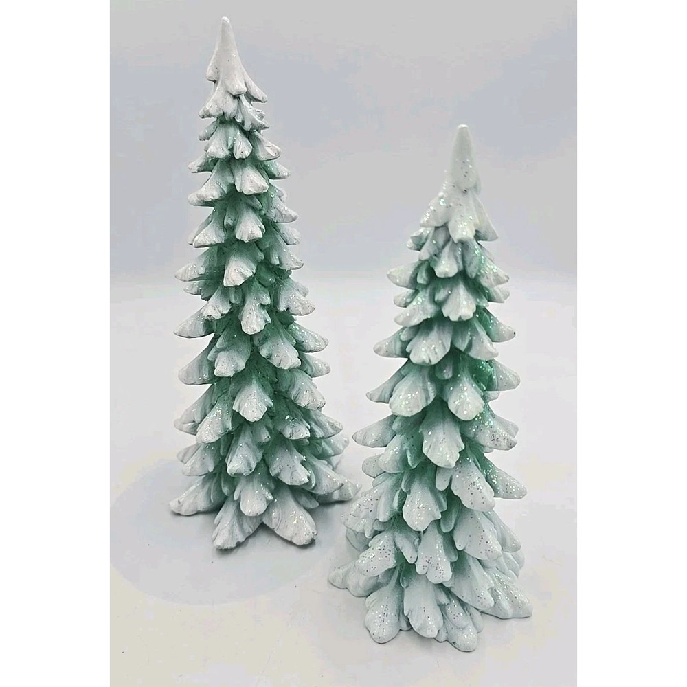 DEPT 56 VILLAGE ACCESSORIES VILLAGE WINTERGREEN PINES - SET OF 2